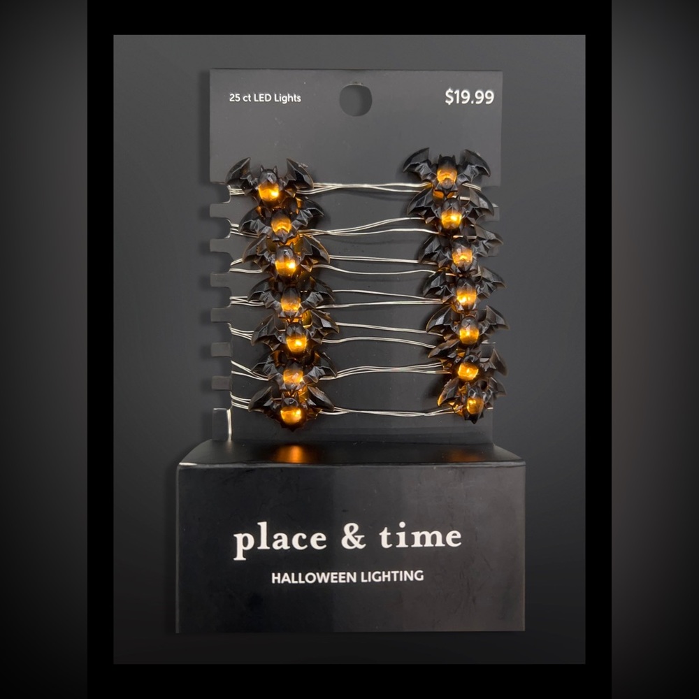 ⚡️HALLOWEEN LIGHTING⚡️ Black Bat String Lights
